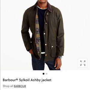 COPY - J. Crew Men’s Barbour Sylkoil Ashby Jacket…